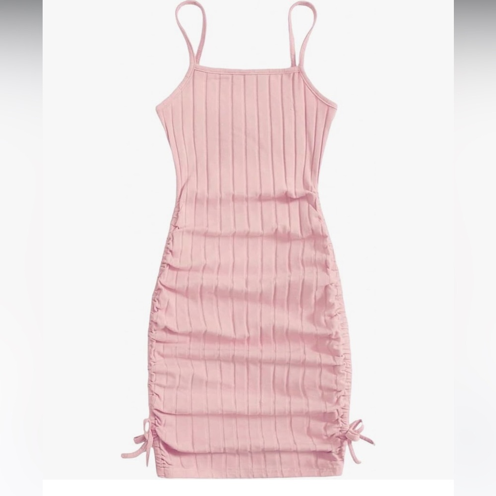 Bundle of two dresses, pink and purple